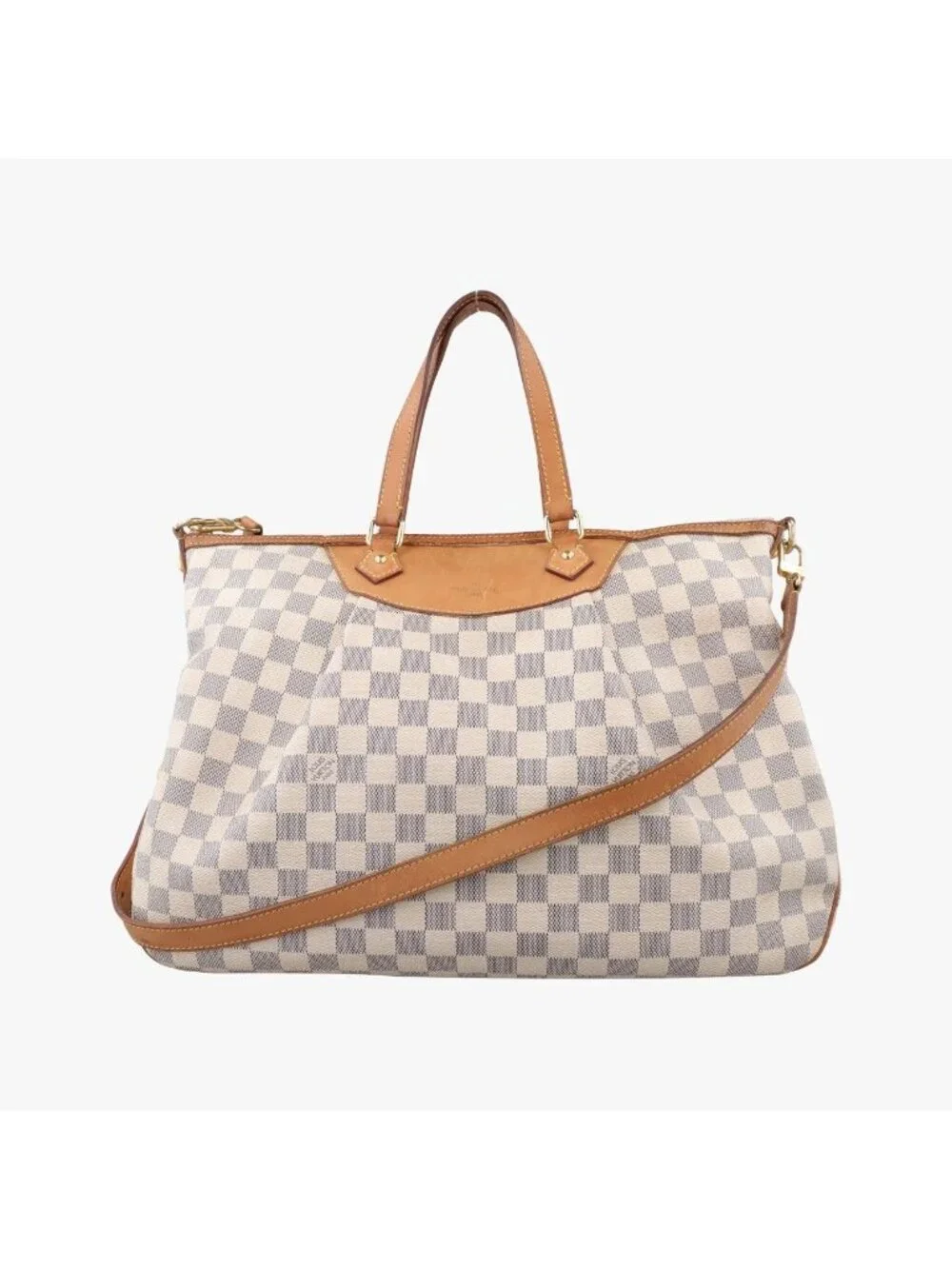 Louis Vuitton Siracusa GM Azur Damier Canvas Shoulder Bag